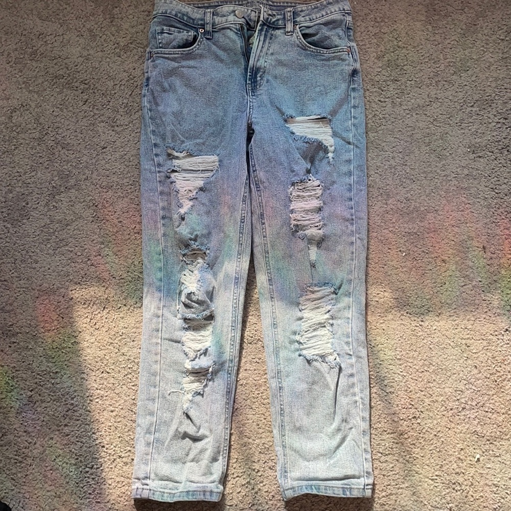 Wild fable size 6 ripped mom jeans